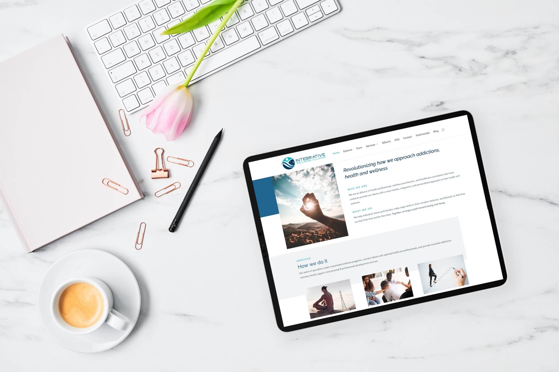 Integrative Wellness Alliance | Mobile Web Design